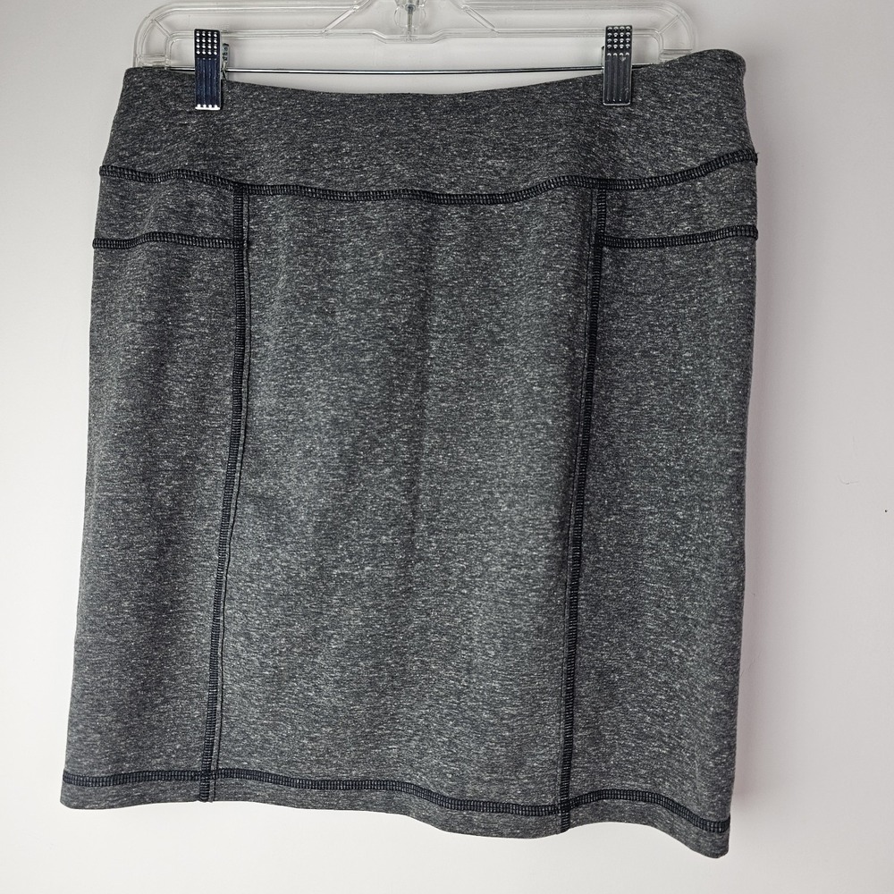 ATHLETA Excursion Athletic Skirt Heathered Grey Size Medium Activewear Outdoors